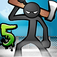 Anger of Stick 5: Zombie (MOD, Unlimited Money) Logo