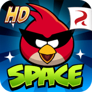Angry Birds Space HD (MOD, Unlimited Boosters) Logo