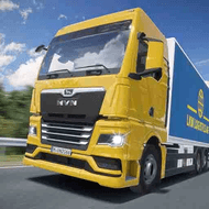 Drive Real Truck Simulator (MOD, Unlimited Money) Logo