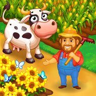 Farm Town: Happy Village (MOD, Unlimited Money) Logo