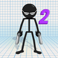 Gun Fu: Stickman 2 (MOD, Unlimited Money) Logo