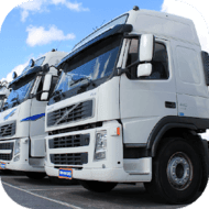 Heavy Truck Simulator (MOD, Unlimited Money) Logo