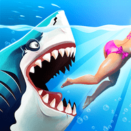 Hungry Shark World (MOD, Unlimited Money) Logo