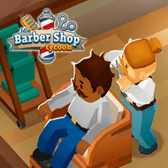 Idle Barber Shop Tycoon (MOD, Unlimited Money) Logo