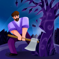 Idle Lumberjack 3D (MOD, Unlimited Coins) Logo