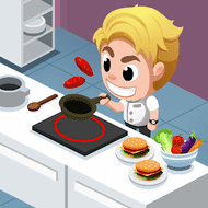 Idle Restaurant Tycoon (MOD, Unlimited Money) Logo