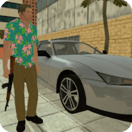 Miami Crime Simulator (MOD, Unlimited Money) Logo