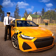 Taxi Car Simulator: EVO (MOD, Unlimited Money) Logo