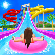 Uphill Rush Water Park Racing (MOD, Unlimited Money) Logo