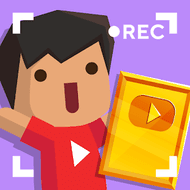 Vlogger Go Viral - Tuber Game (MOD, Unlimited Gems) Logo