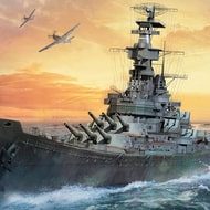 WARSHIP BATTLE: 3D World War II (MOD, Unlimited Money) Logo