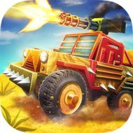 Zombie Offroad Safari (MOD, Money/Unlocked) Logo