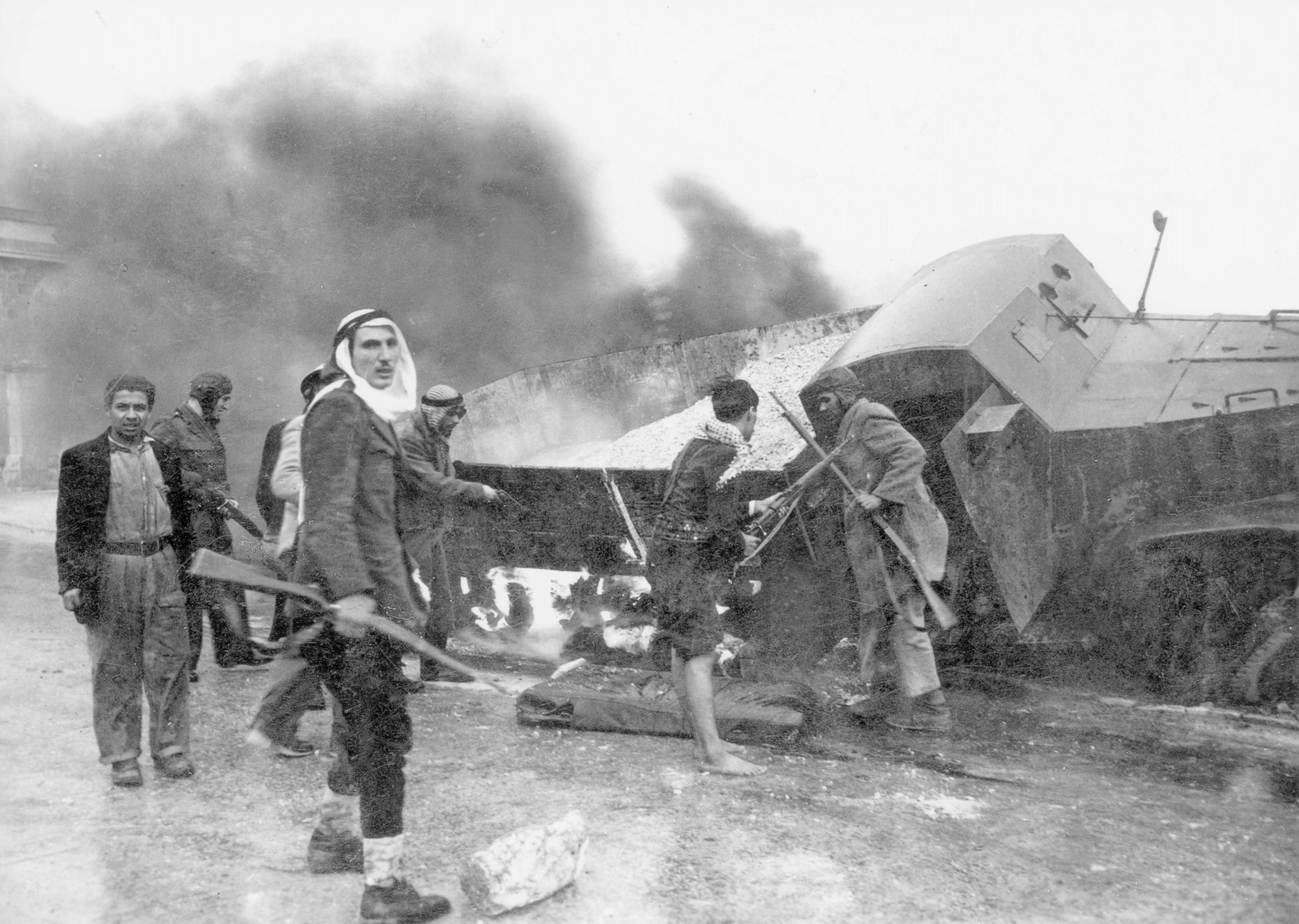 1947–1948 civil war in Mandatory Palestine Logo