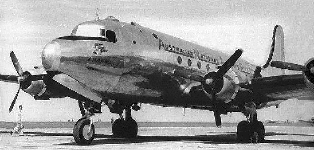 1950 Australian National Airways Douglas DC-4 crash Logo