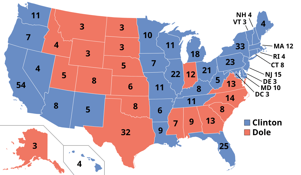 1996 United States presidential election Logo