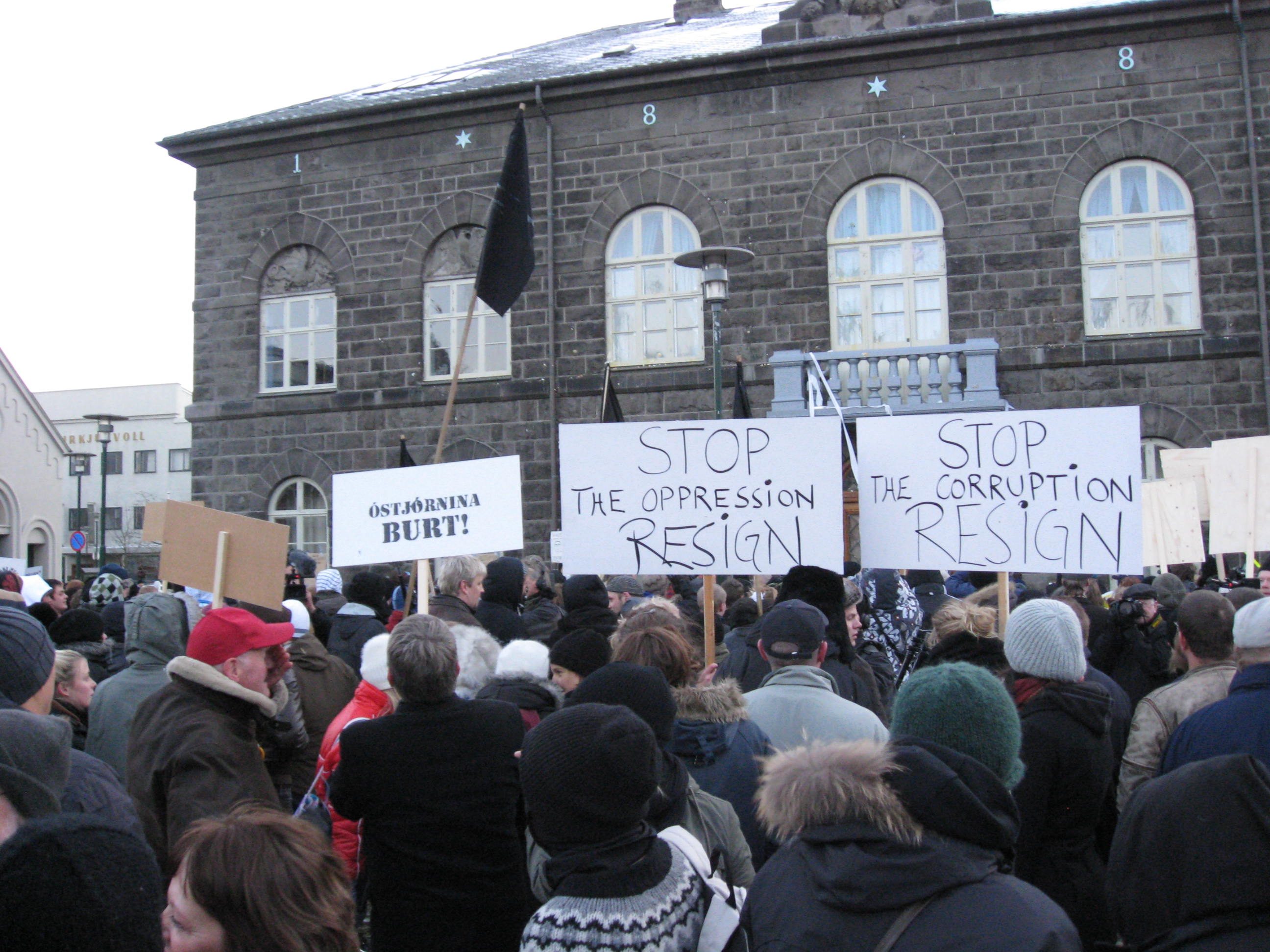 2009 Icelandic financial crisis protests Logo