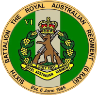 6th Battalion, Royal Australian Regiment Logo