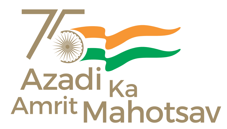 75th Anniversary of Indian Independence Logo