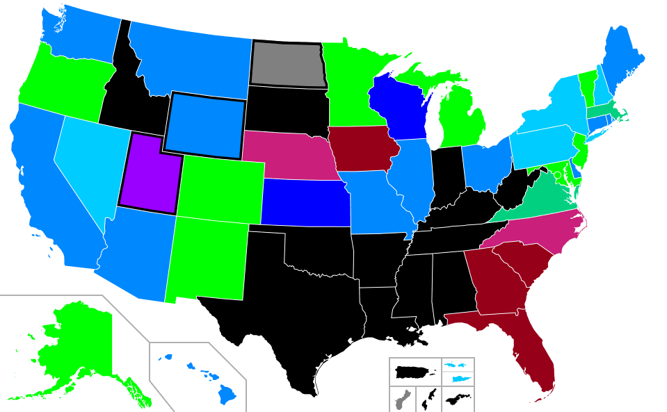 Abortion law in the United States by state Logo