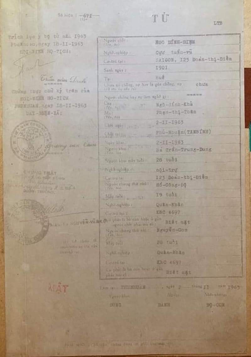 Arrest and assassination of Ngô Đình Diệm Logo