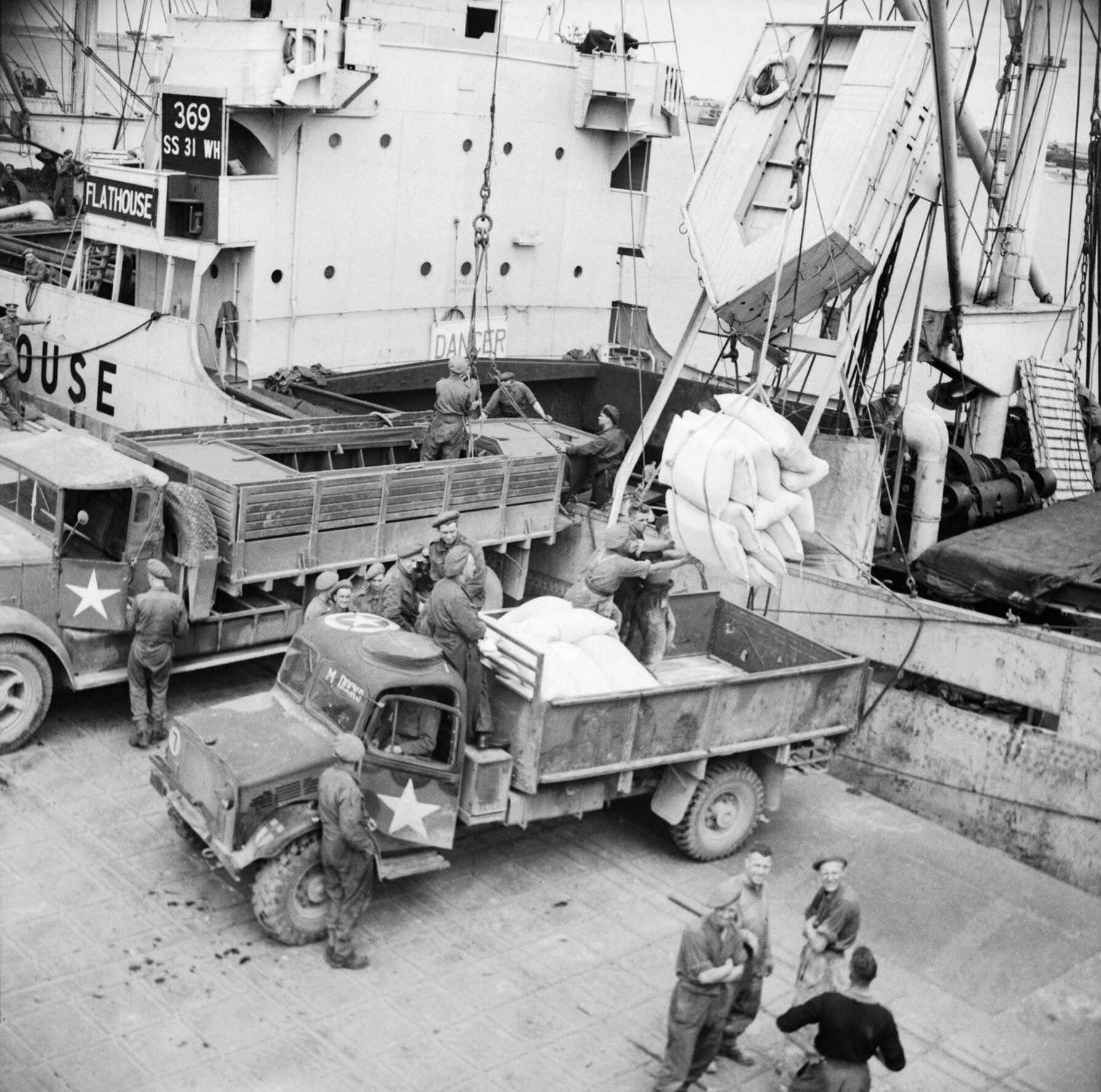 British logistics in the Normandy campaign Logo