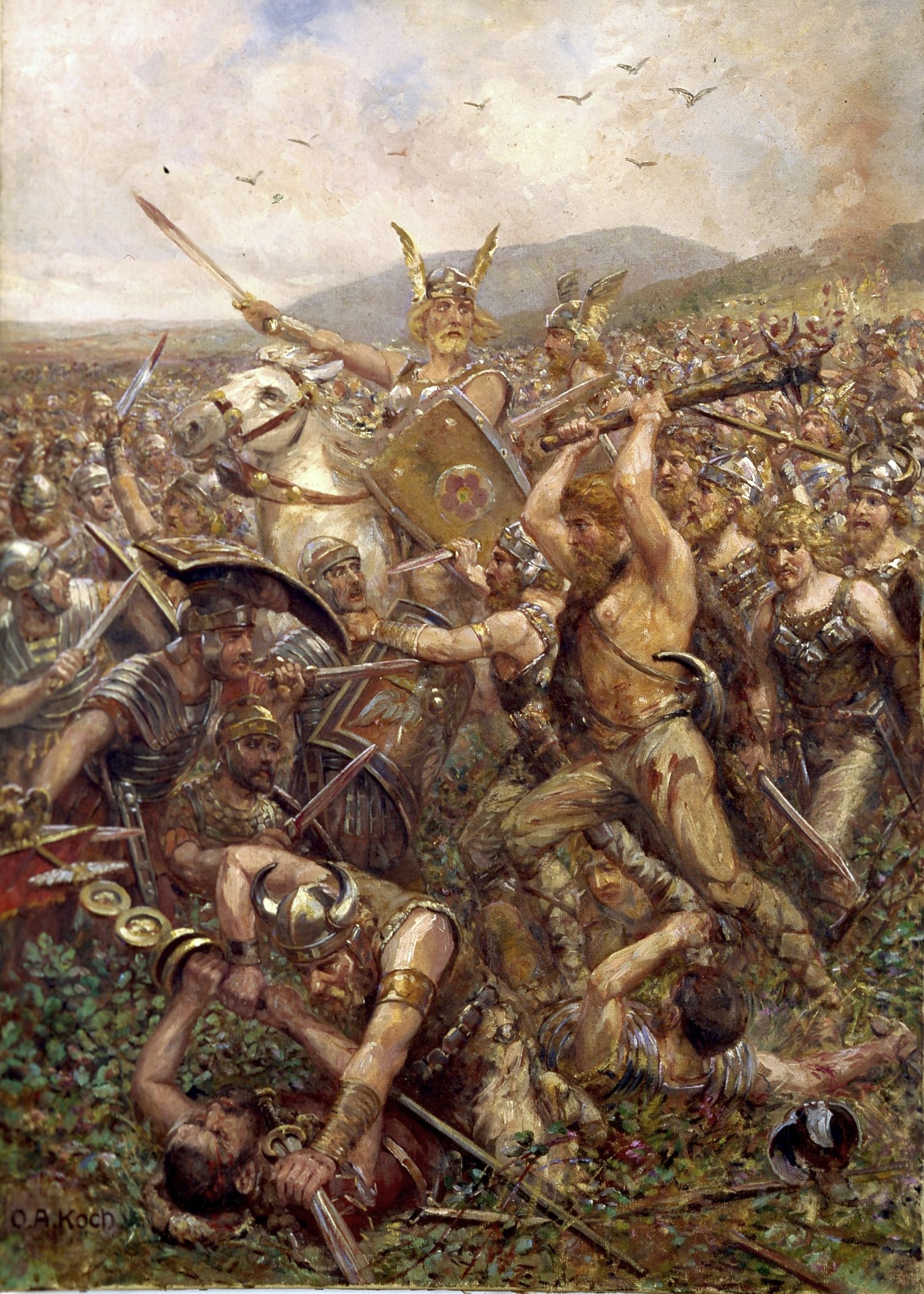 Chronology of warfare between the Romans and Germanic peoples Logo