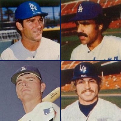 Dodger infield of Garvey, Lopes, Cey and Russell Logo