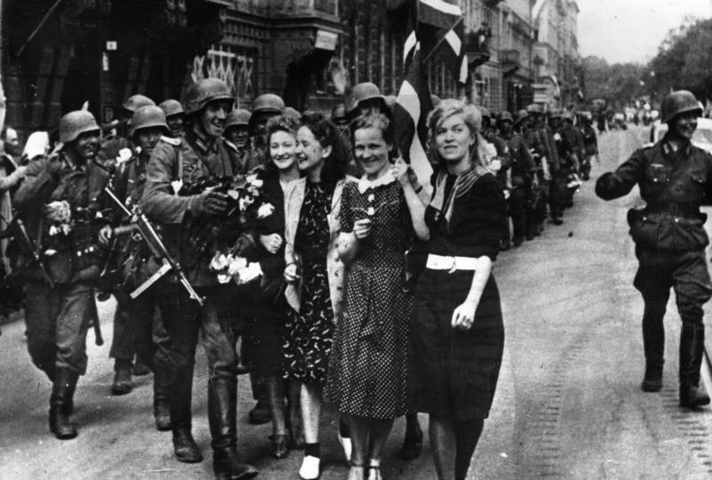German occupation of Latvia during World War II Logo