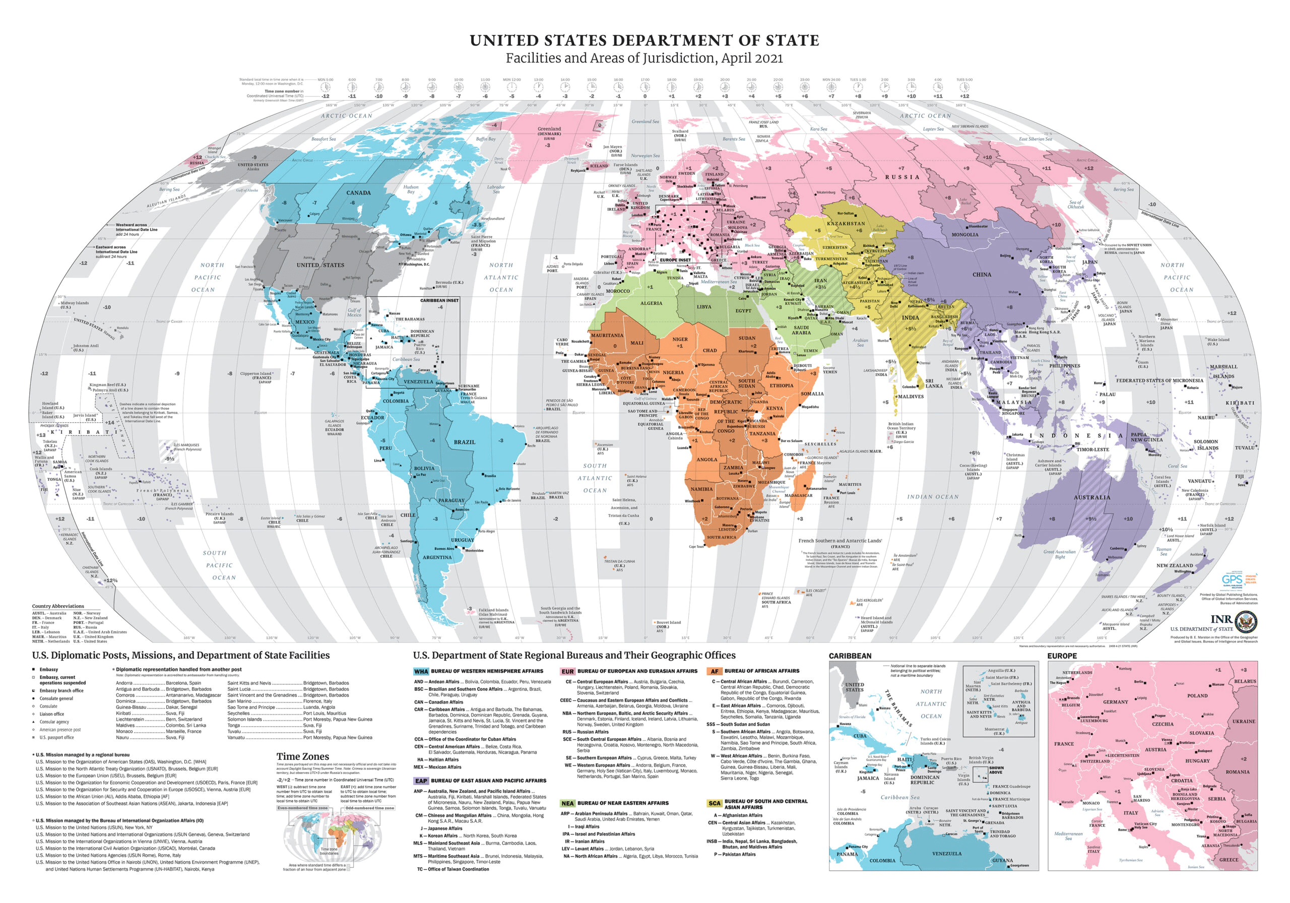 List of diplomatic missions of the United States Logo