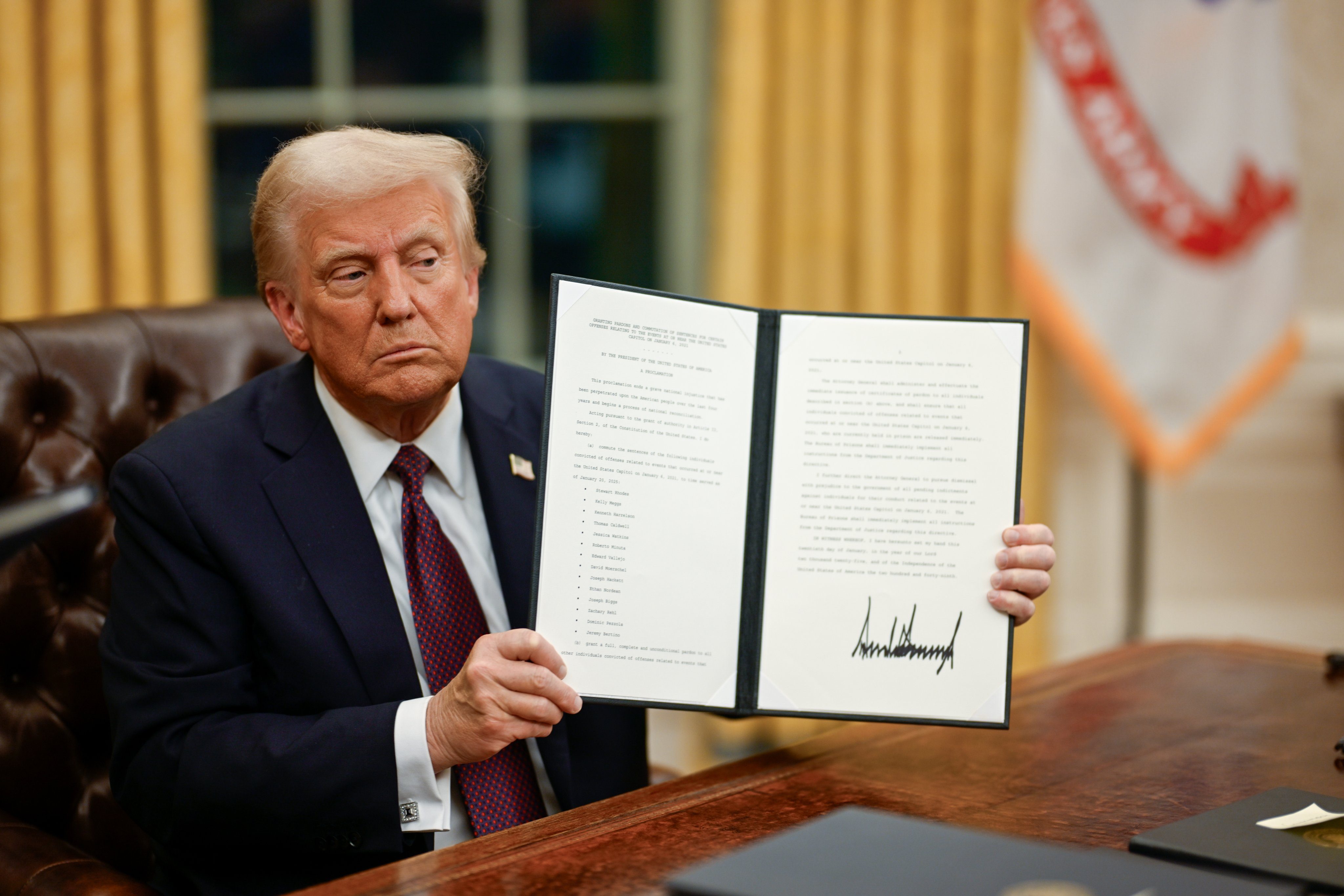 List of executive orders in the second presidency of Donald Trump Logo