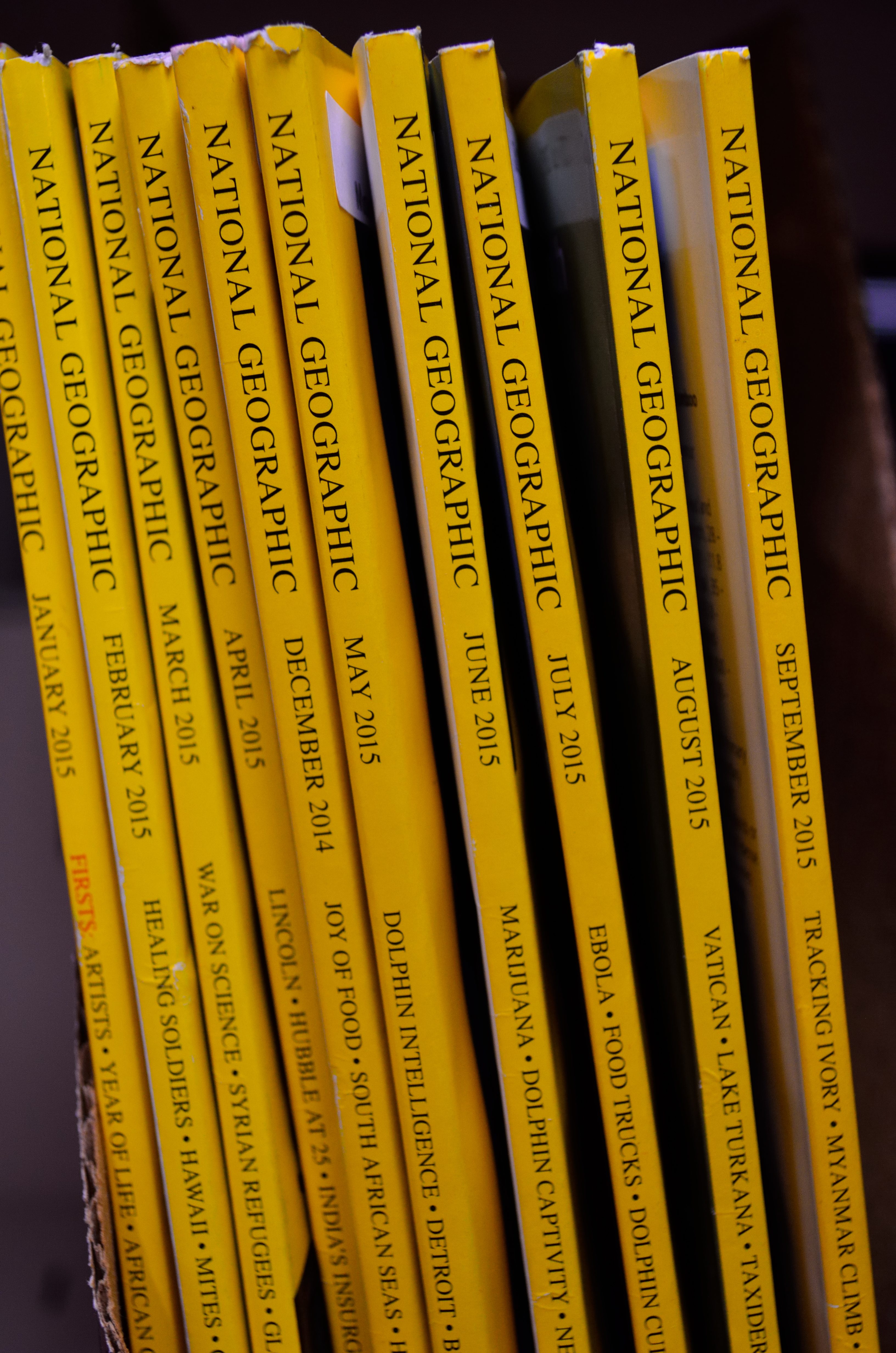 List of National Geographic cover stories (1959 and 1960s) Logo