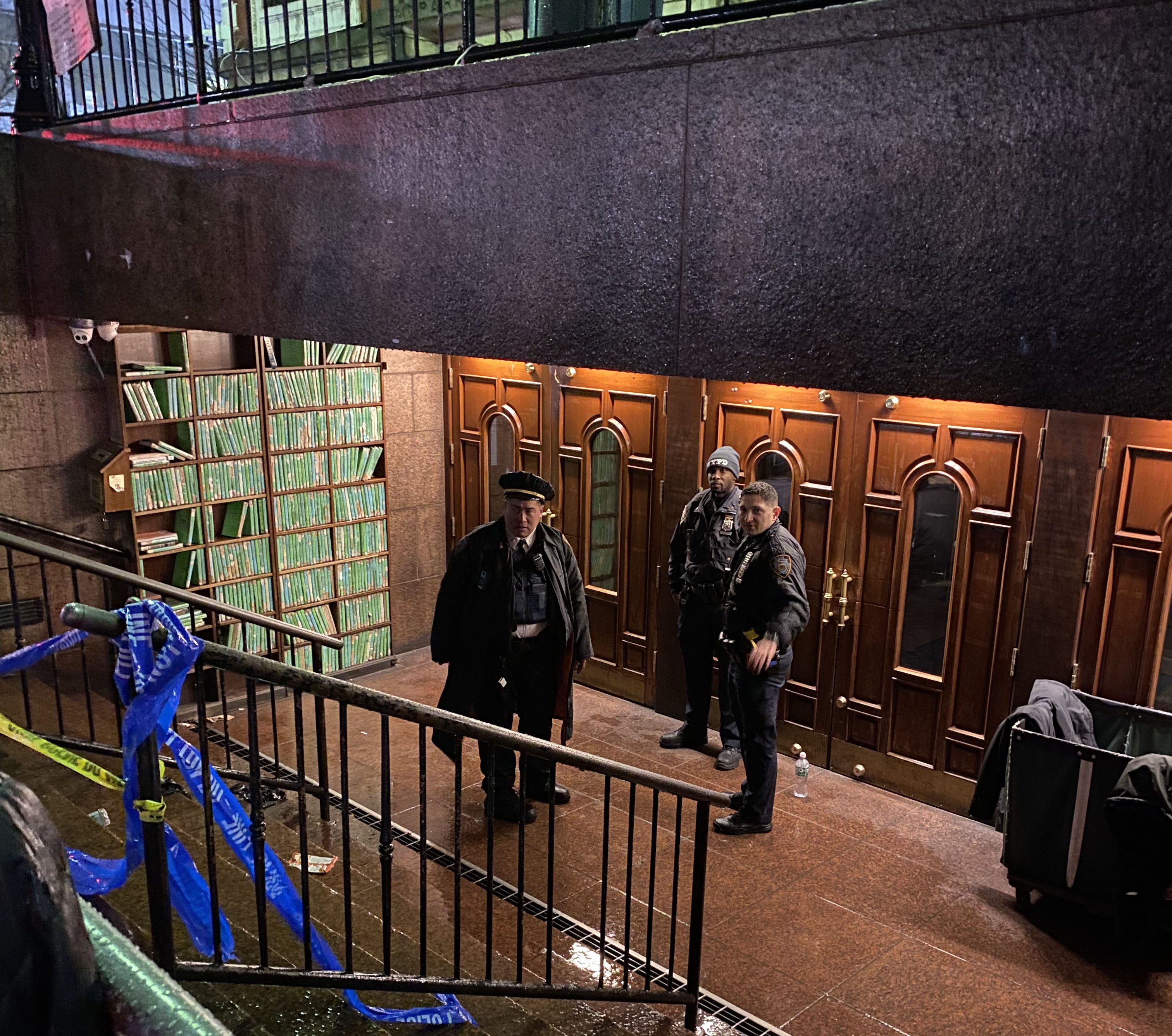 New York City synagogue tunnel incident Logo