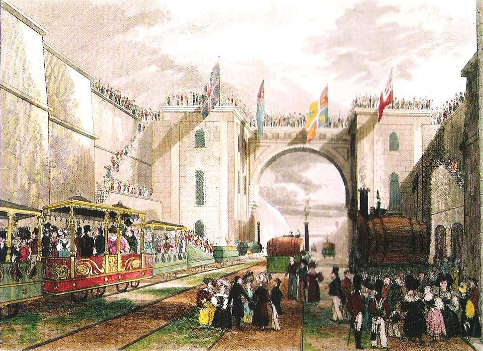 Opening of the Liverpool and Manchester Railway Logo