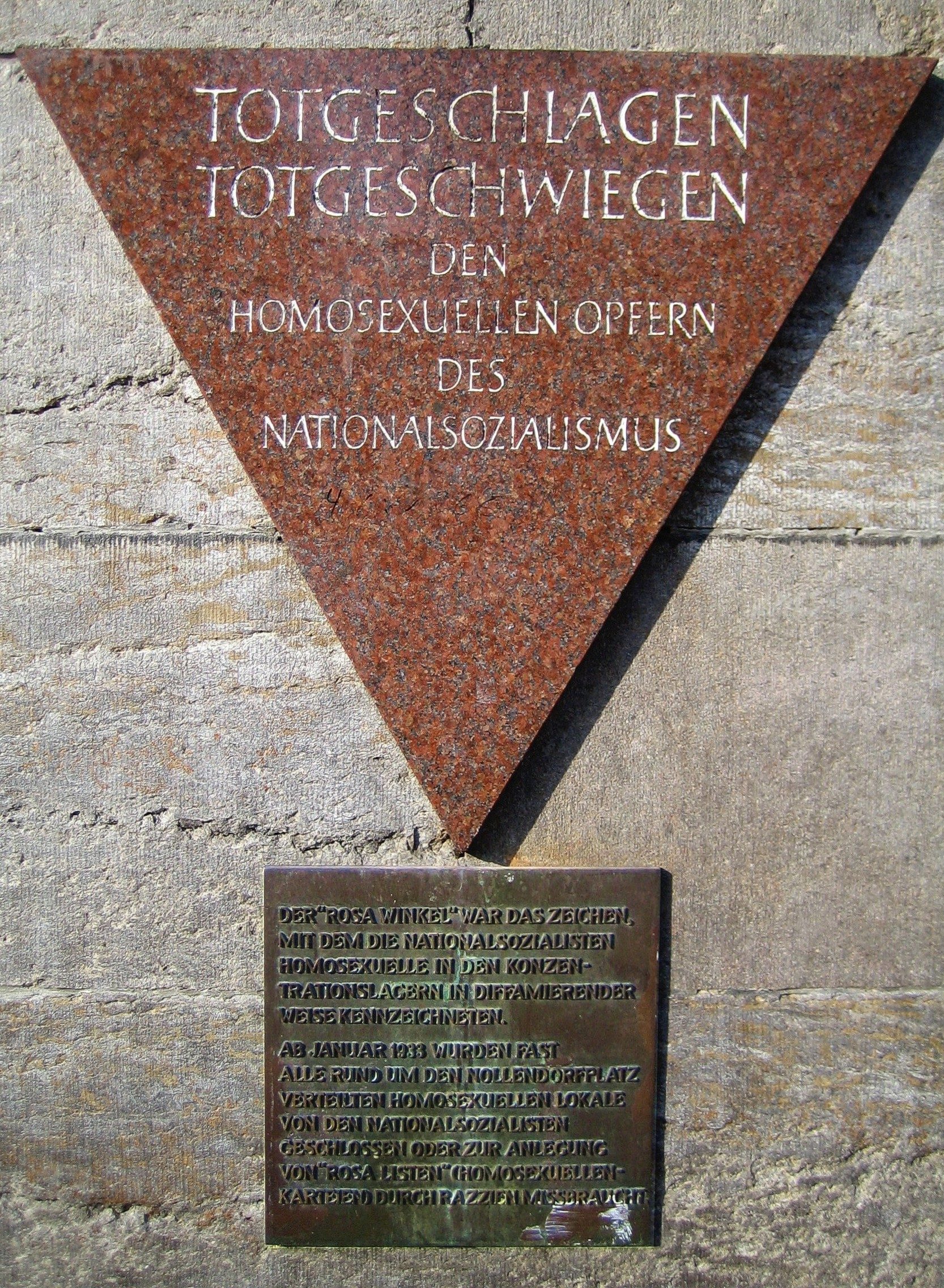 Persecution of homosexuals in Nazi Germany Logo