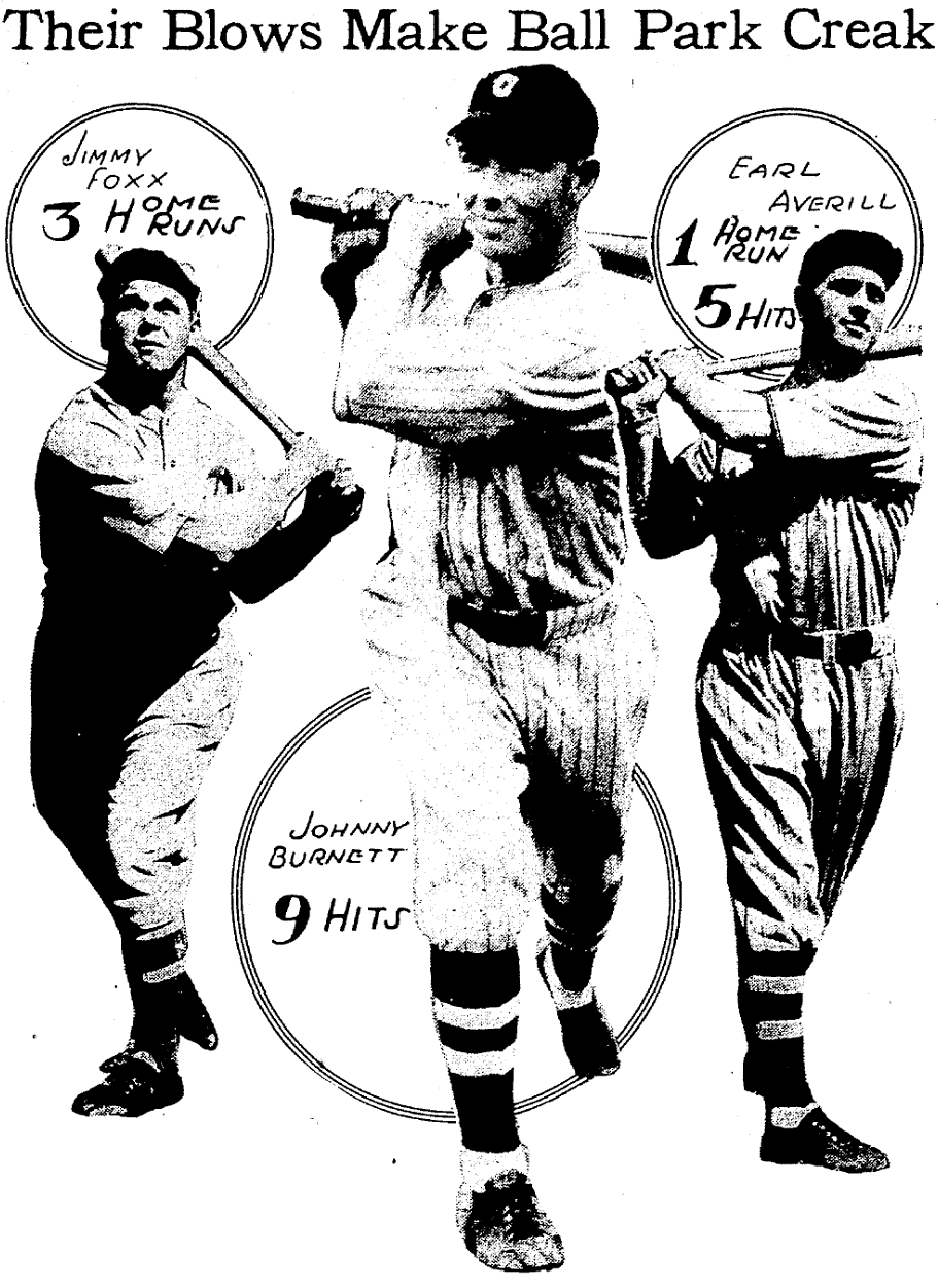 Philadelphia Athletics 18, Cleveland Indians 17 (1932) Logo