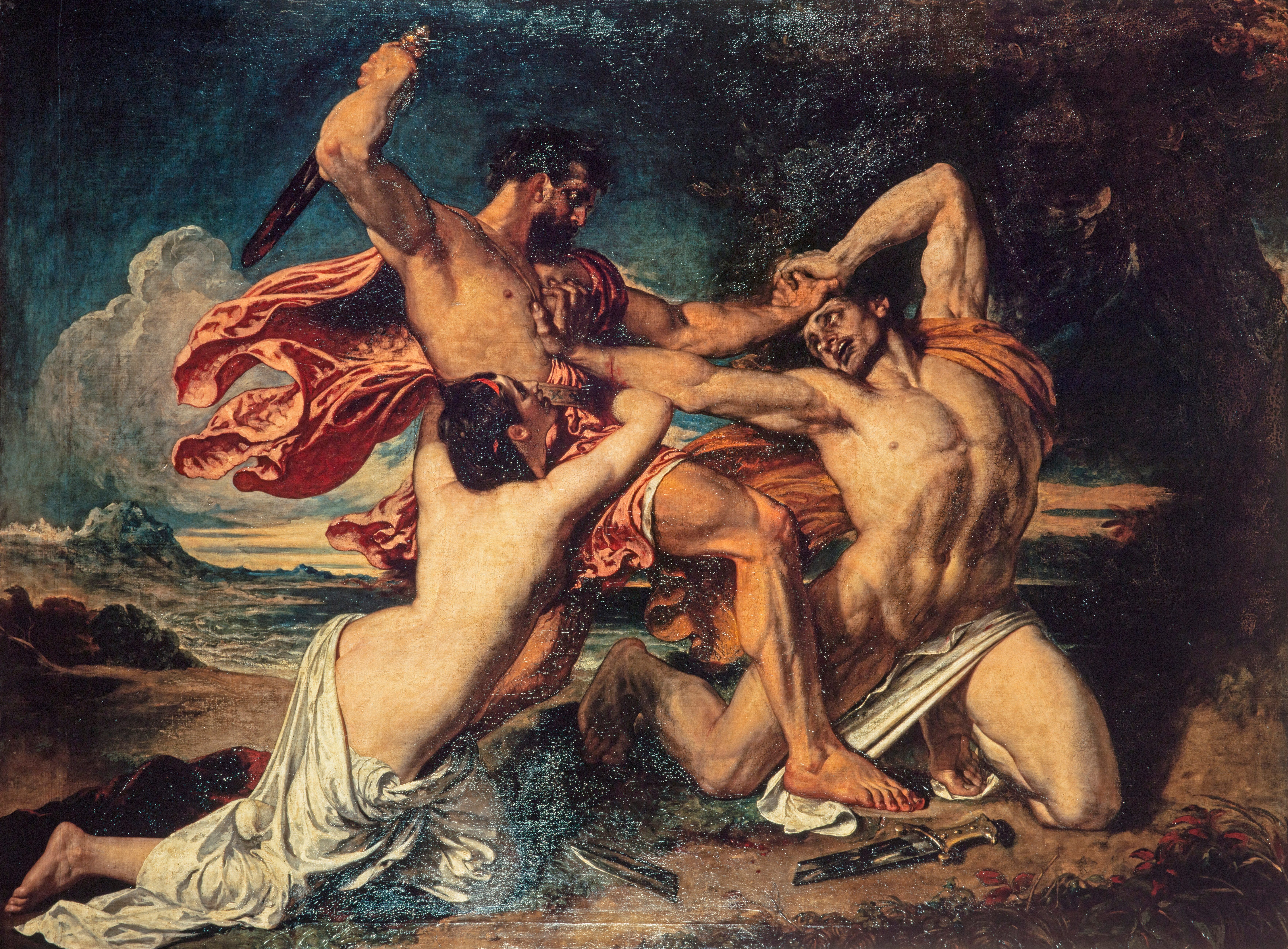 The Combat: Woman Pleading for the Vanquished Logo