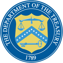 United States Department of the Treasury Logo