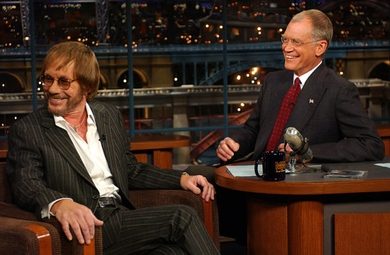 Warren Zevon on the Late Show with David Letterman in 2002 Logo