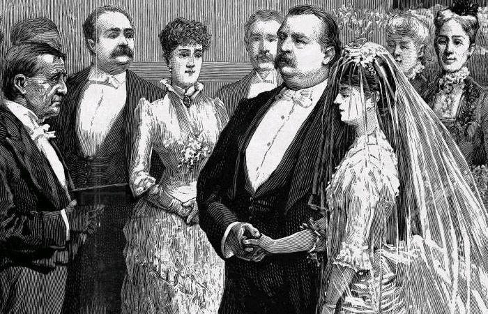 Wedding of Grover Cleveland and Frances Folsom Logo